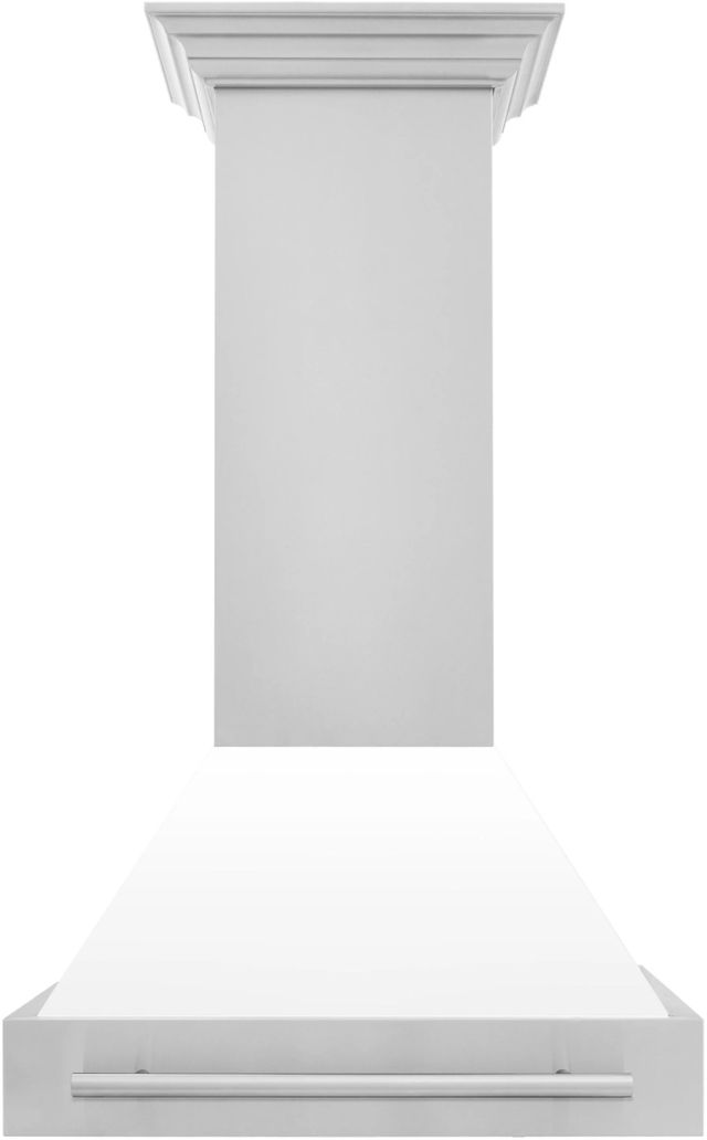 ZLINE 30" White Matte Wall Mounted Range Hood-1
