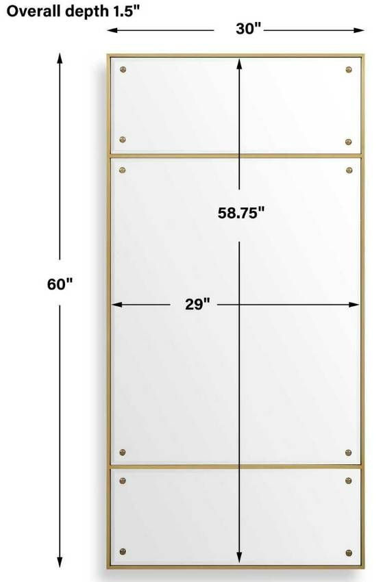 Uttermost® Wrenton Brass Accent Mirror-2