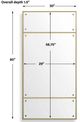 Uttermost® Wrenton Brass Accent Mirror-2