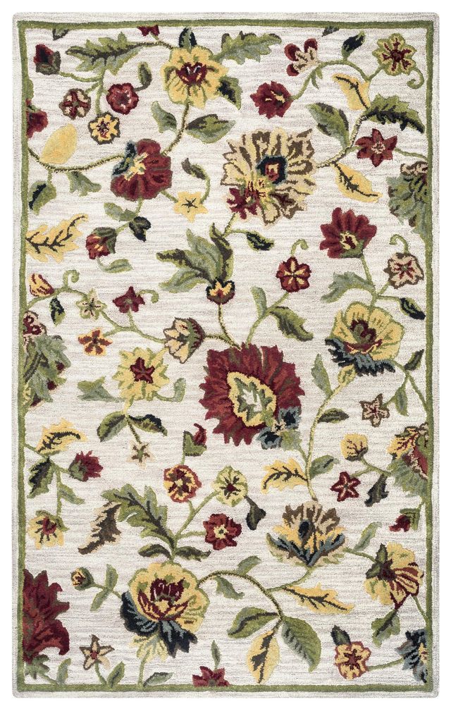 Rizzy Home Dimension Khaki 2'6" x 8' Runner Rug-0