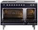 Ilve® Nostalgie II Series 48" Midnight Blue Pro Style Dual Fuel Range-1