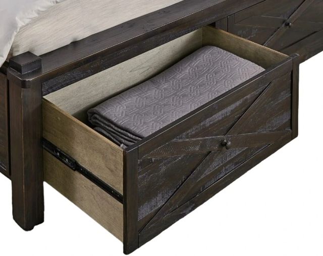 A-America® Sun Valley Charcoal California King Storage Bed-1