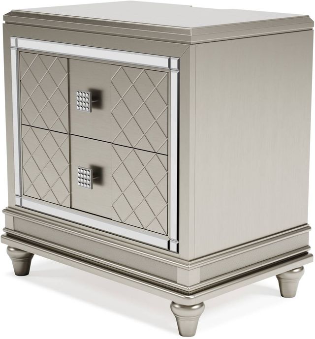 Signature Design by Ashley® Chevanna Platinum Nightstand-2