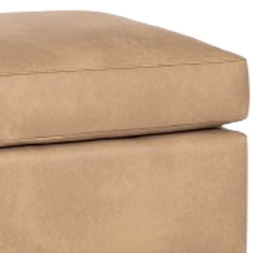 Smith Brothers Customizable 273 Leather Ottoman-2