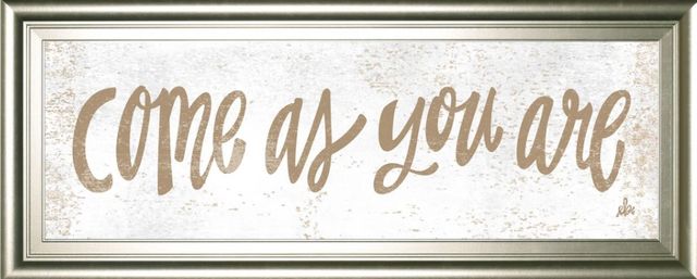 Classy Art Come As You Are By Erin Barrett Wall Art-1