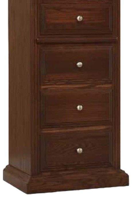 Wolfcraft Furniture McKinley Brown Armoire with Pull Tray-2