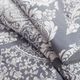 Olliix by Madison Park 7 Piece Grey Queen Vienna Cotton Printed Comforter Set-4
