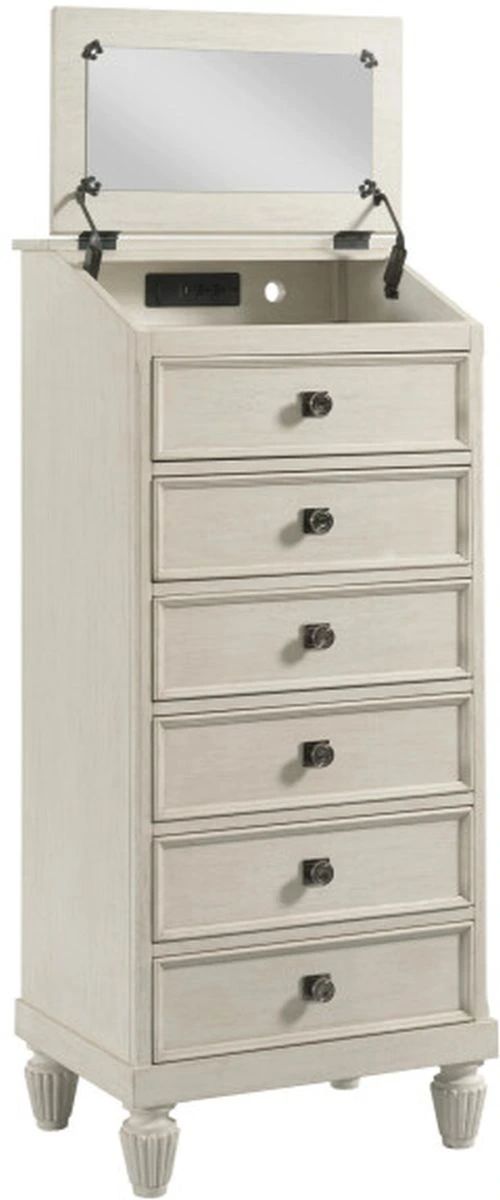 American Drew® Grand Bay Rockport White Semainier-2