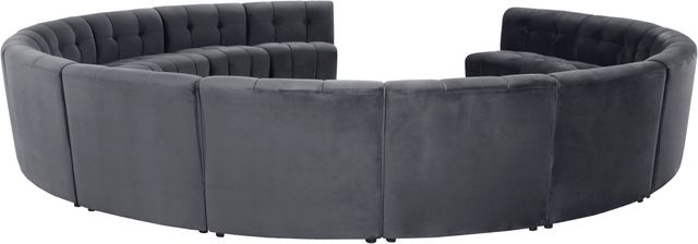 Meridian Furniture Limitless 14-Piece Grey Velvet Modular Sectional-3