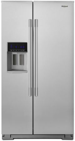 Whirlpool® 36 in. 20.6 Cu. Ft. Counter Depth Side-By-Side Refrigerator-Fingerprint Resistant Stainless Steel