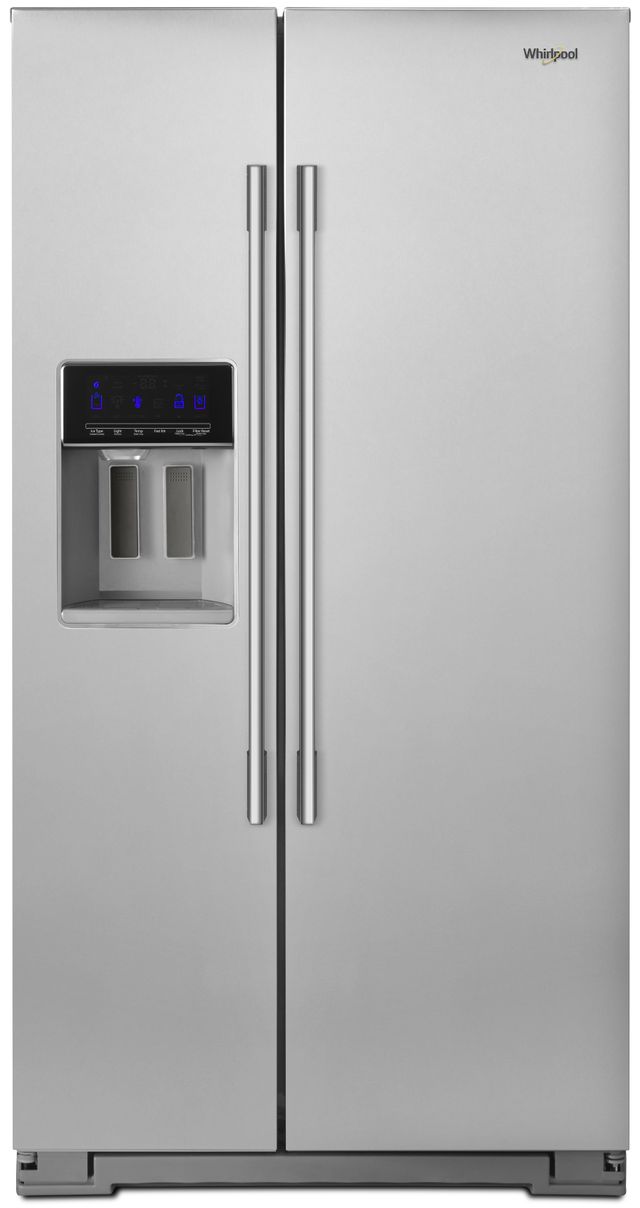 Whirlpool® 206 Cu Ft Counter Depth Side By Side Refrigerator Fingerprint Resistant Stainless 1892