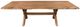 Bassett® Furniture Customizable Crossbuck Live Edge 72" Dining Table with Extendable Leaves-2