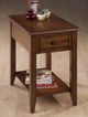 Jofran Inc. Medium Brown Chairside Table-1