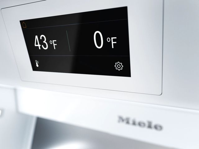 Miele MasterCool™ 30" 15.8 Cu. Ft. Stainless Steel Left Hand Column Freezer-3