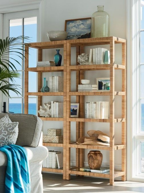 Universal Explore Home™ Escape-Coastal Living Home Long Key Brown Etagere-1