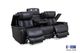 Manwah Charcoal Zero Gravity Power Reclining Sofa with Power Headrest-2