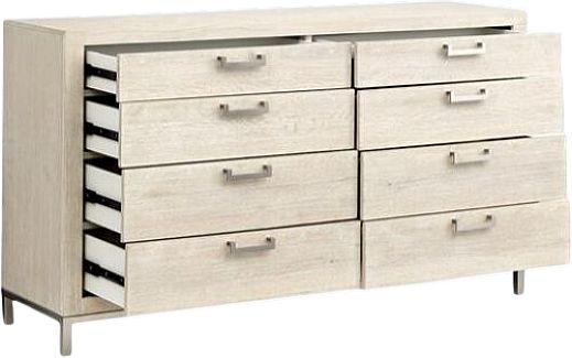 Magnussen Home® Addison Lane White Oat Double Drawer Dresser-1