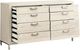 Magnussen Home® Addison Lane White Oat Double Drawer Dresser-1