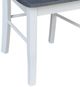 John Thomas Furniture® Dining Essentials Madrid Heather Gray/White Side Chair-2