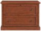 Whittier Wood® Furniture McKenzie Glazed Antique Cherry Lateral File Cabinet-3