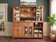 Sunny Designs™ Sedona Sedona Rustic Oak Buffet and Hutch-1