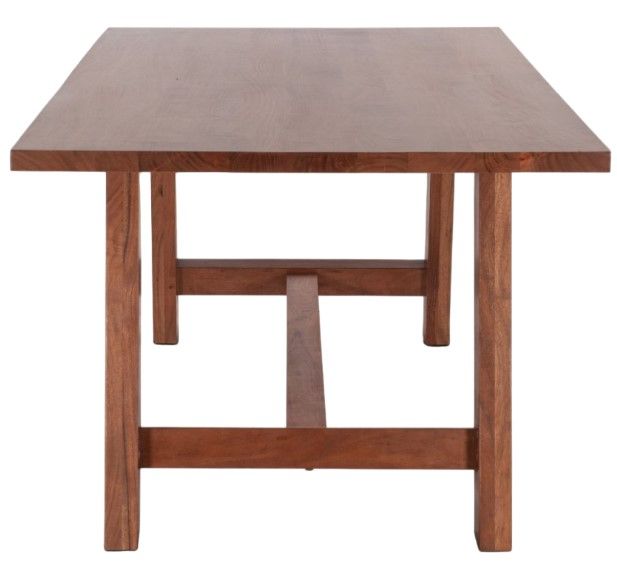 Home Trends & Design Savannah Cinnamon Brown Dining Table-1