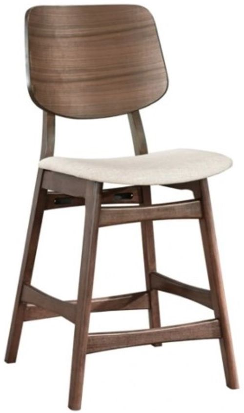 New Classic® Home Furnishings Oscar 3-Piece Natural/Walnut Corner Dining Table Set-3