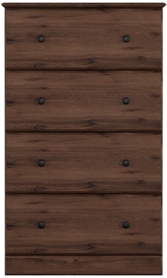 Perdue Woodworks 15,000 Essential Brown/Gray 26" 4-Drawer Chest-1