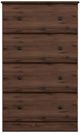 Perdue Woodworks 15,000 Essential Brown/Gray 26" 4-Drawer Chest-1
