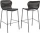 Coaster® McKinley 2-Piece Brown/Sandy Black Upholstered Bar Stools-0