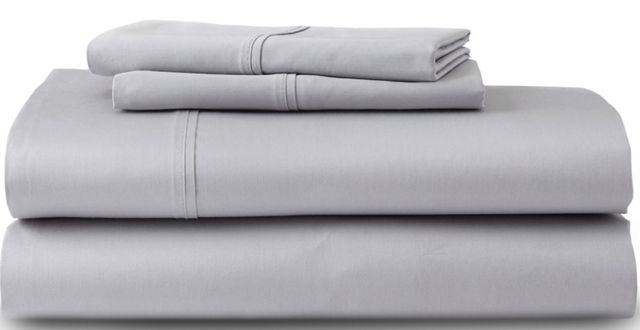 GhostBed® GhostSheets Premium Supima Cotton and Tencel Luxury Soft Grey Queen Sheet Set-0