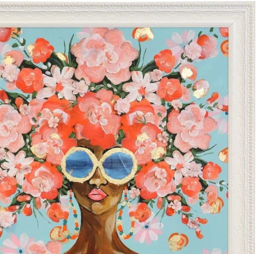 Stylecraft Sunning in Florals I Wall Art-1