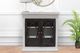 Cottage Creek Furniture Bahari Distressed White/Slate Console with Wooden Knobs-3