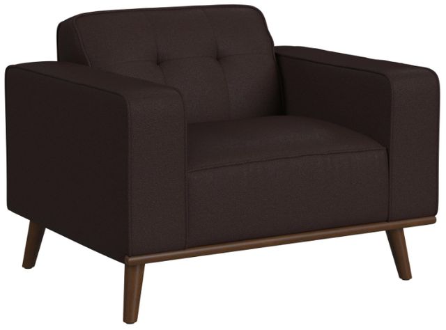 Elements International Destiny Pebble Brown Chair-0
