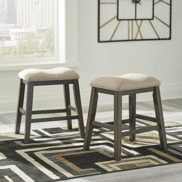 Signature Design by Ashley® Rokane Light Brown Counter Stool-3