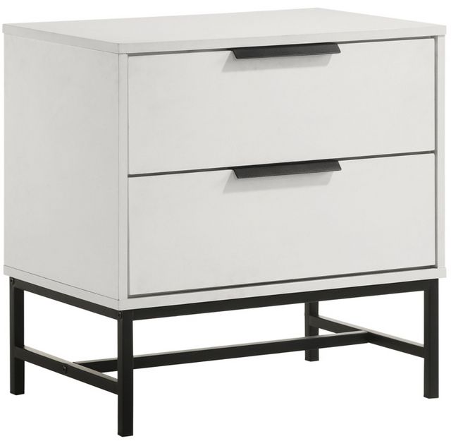 Coaster® Sonora White Nightstand Bedside Table