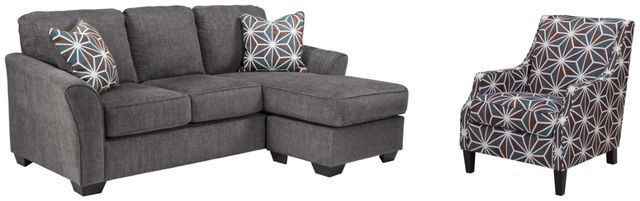 Benchcraft® Brise 2-Piece Slate Living Room Seating Set-0