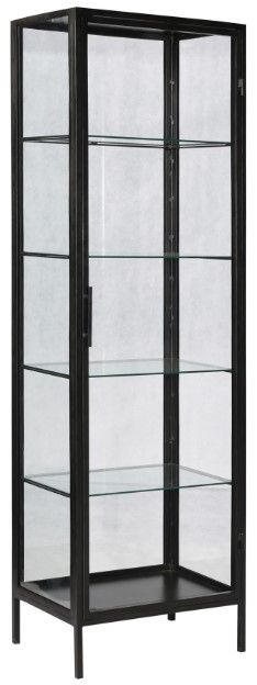 Dovetail Furniture Benito Gunmetal Cabinet-0