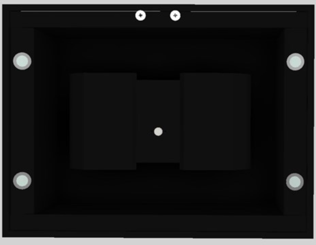 Vent-A-Hood® 36" Black Contemporary Island Range Hood-2