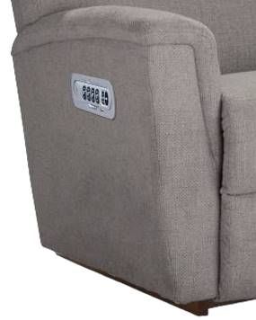 La-Z-Boy® Ava Oyster Power Rocking Recliner with Headrest and Lumbar-1