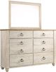 Signature Design by Ashley® Willowton 2-Piece Whitewash Twin Panel Bed Set-2
