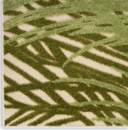 Nourison Home™ Aloha Ivory Green 5'x8' Style 4 Area Rug-3