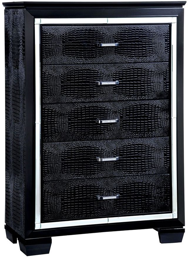 Furniture of America® Bellanova Black Chest-0
