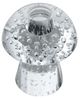 A & B Home Clear Mushroom Shaped Glass Taper Candle Holder-2