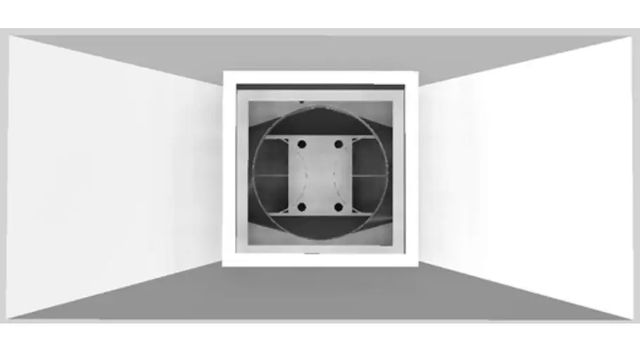 Vent-A-Hood® 66" White Euro-Style Island Range Hood-2