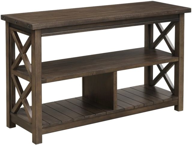 Bernards Jenson Brown Console Table-0