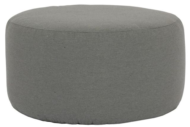 Sunset West Bazaar Heritage Granite Sunbrella 36'' Round Outdoor Ottoman-0