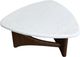 Magnussen Home® Arwen White Cocktail Table with Brown Base-3