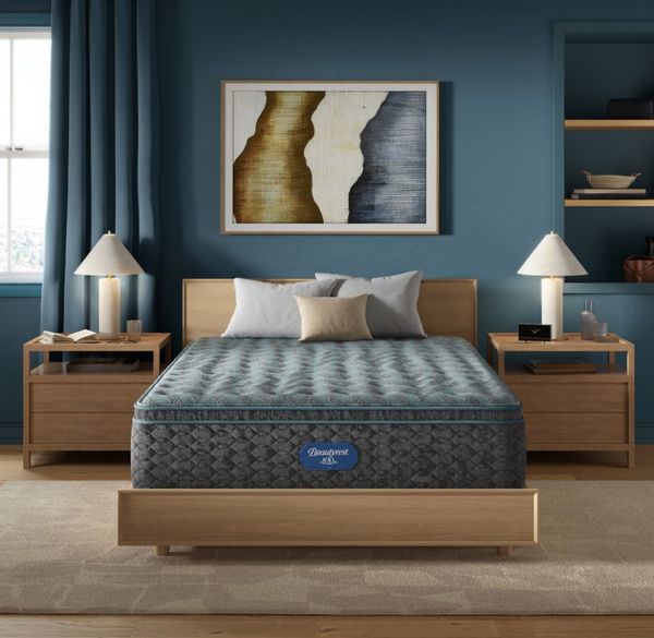 Beautyrest Level One 14.25" Pocketed Coil Medium Pillow Top Queen Mattress
