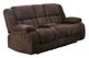 Causeuse inclinable électrique avec console centrale Presley de Mazin Furniture - Brun-1